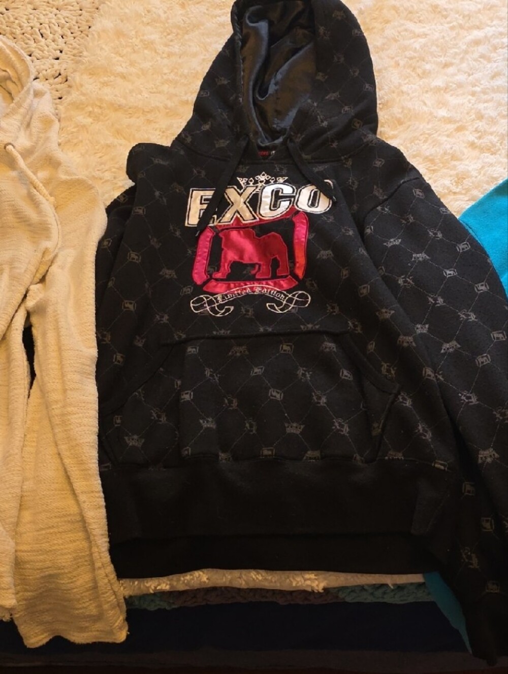 AEROPOSTALE Teal Hooded Sweatshirt - Teal